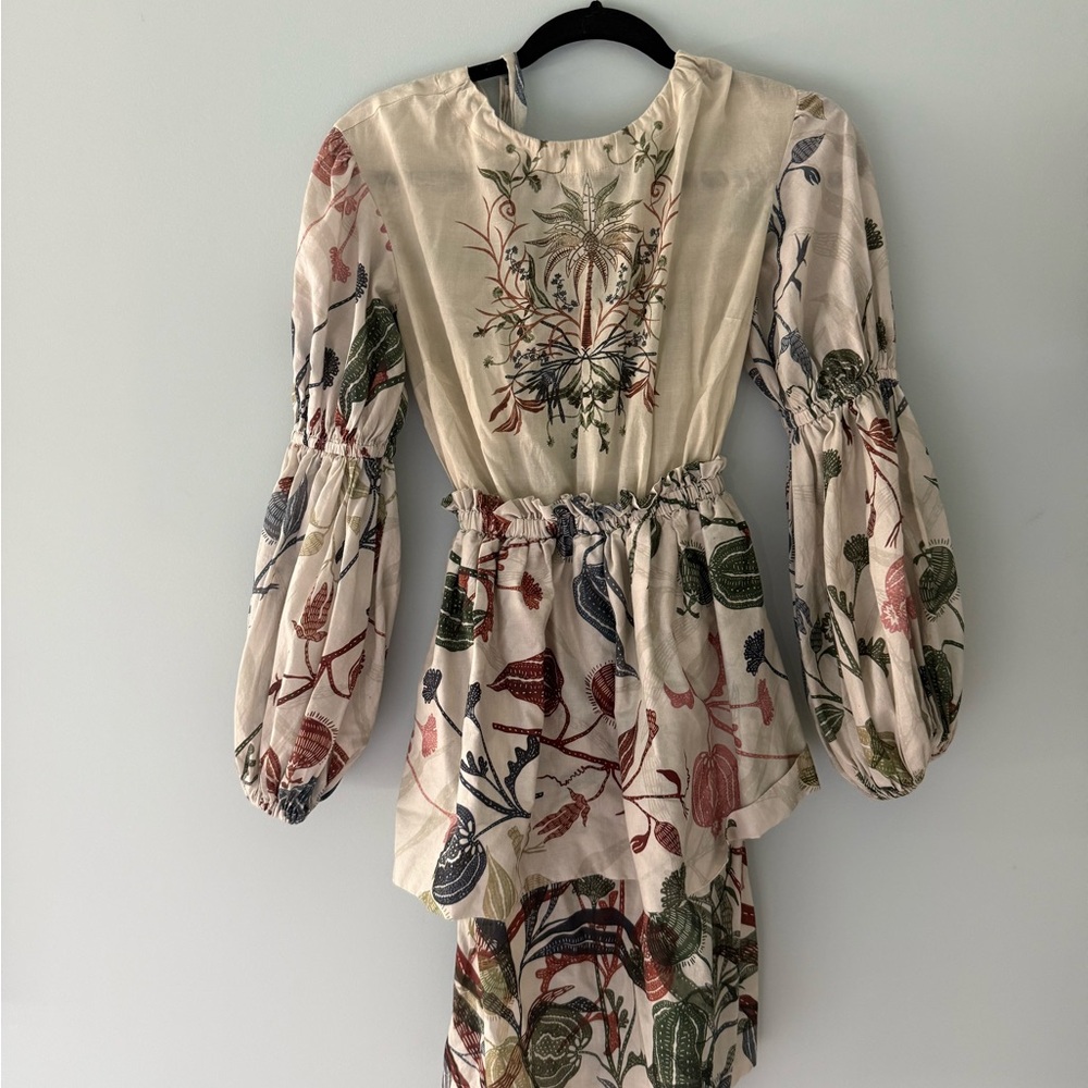 Bohemian Floral Long Sleeve Dress